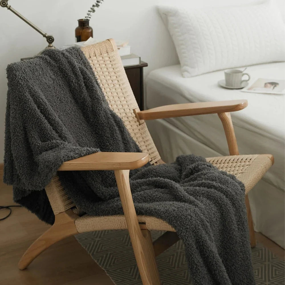 Throw Blanket Soft Microfiber Pilling-Resistant