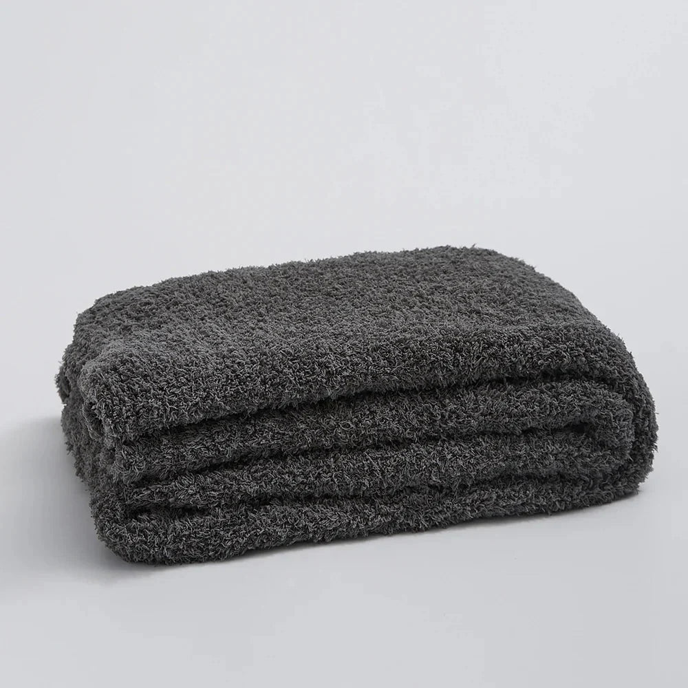 Throw Blanket Soft Microfiber Pilling-Resistant
