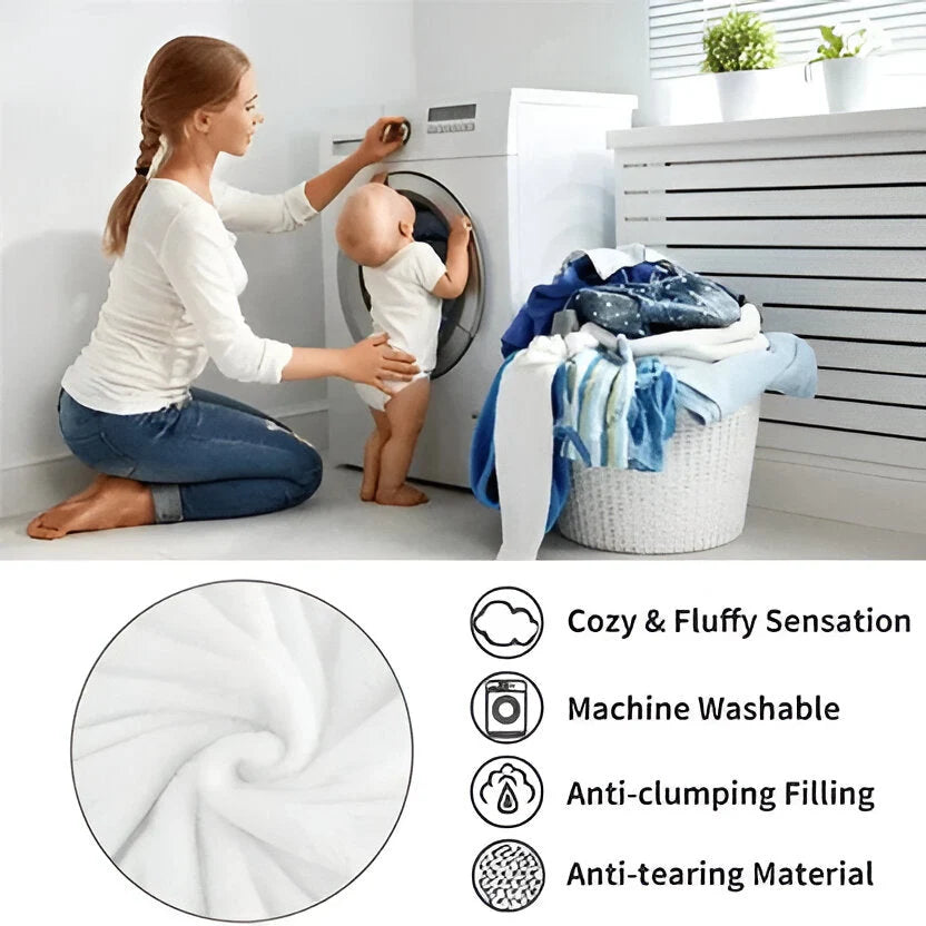 Throw Blanket Soft Plush Machine Washable 100 × 160 cm