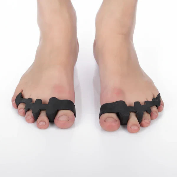 Toe Separators Flexible Silicone Gel Adjustable Fit Reusable Pair