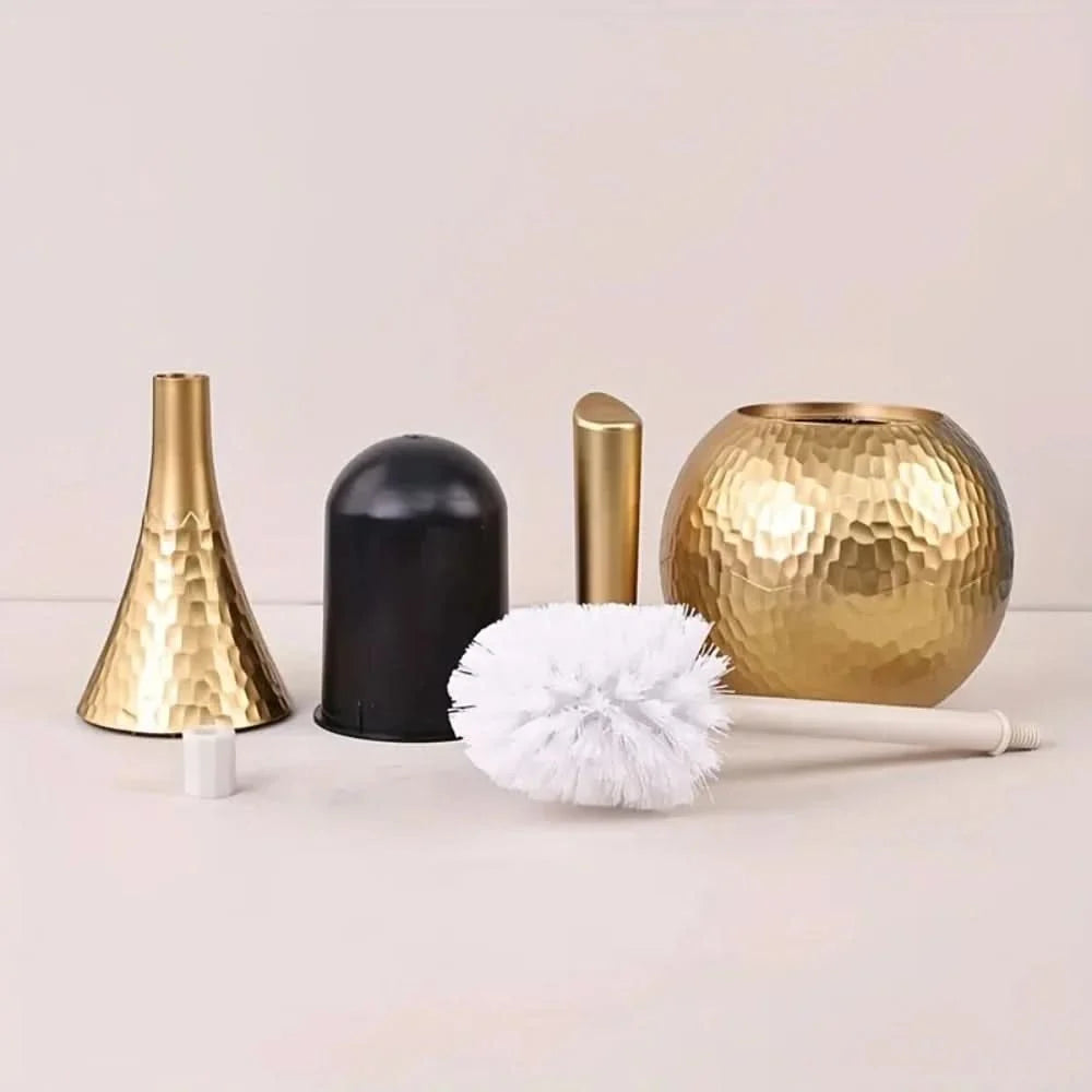 Toilet Brush Rust-Free Removable Brush Head Sculptural Design