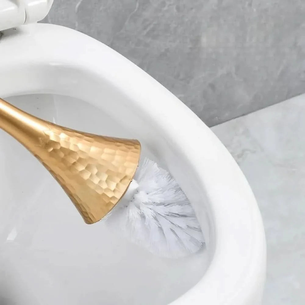 Toilet Brush Rust-Free Removable Brush Head Sculptural Design