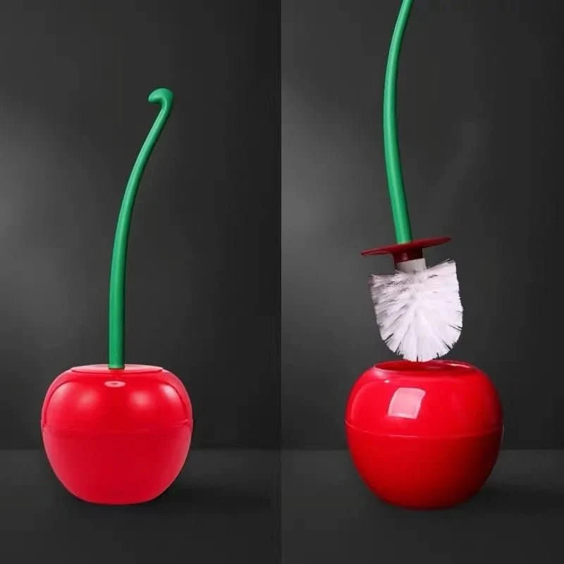 Toilet Brush With Holder Compact Minimalist Design