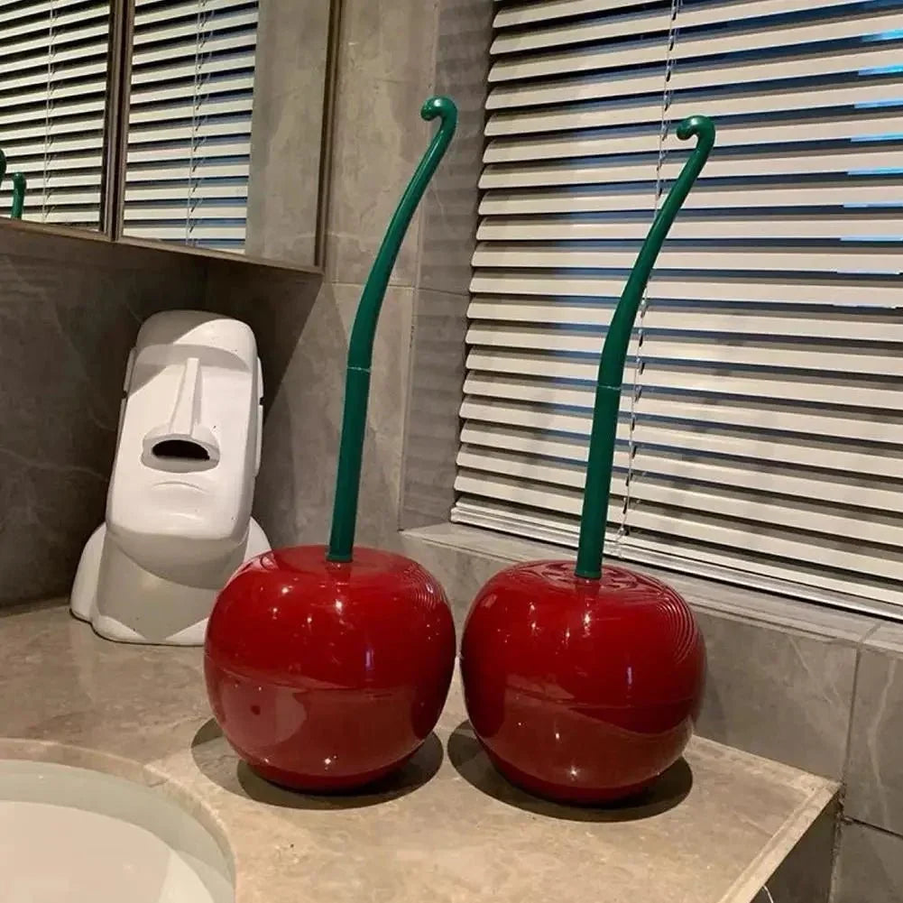Toilet Brush With Holder Compact Minimalist Design