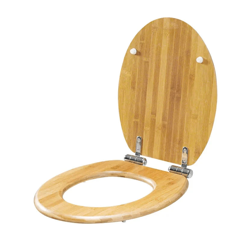 Toilet Seat Plywood Soft-Close Adjustable Hinges