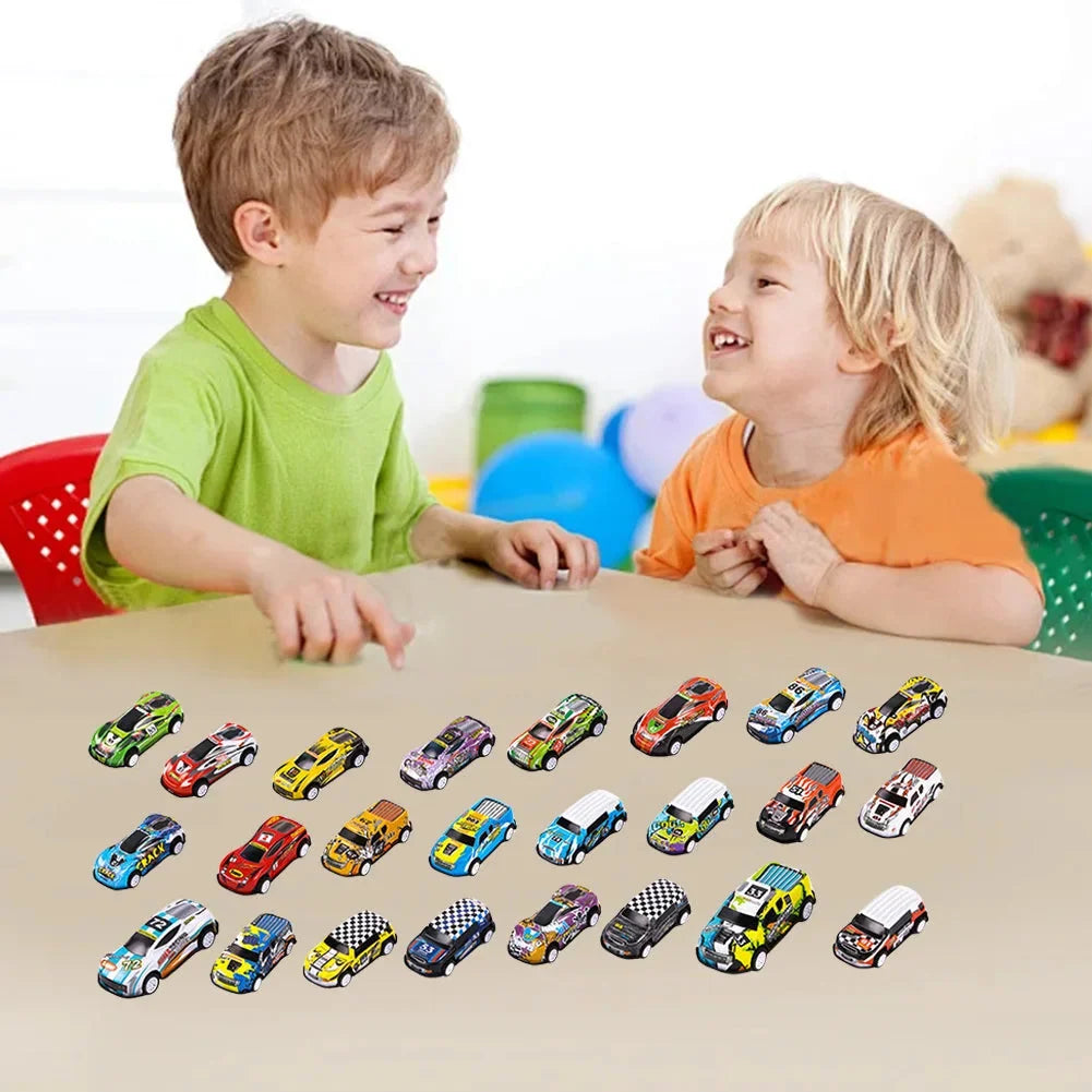 Toy Car Advent Calendar 24 Alloy Cars for Christmas Countdown
