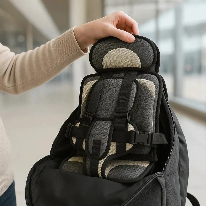 Travel Car Seat Foldable Lightweight Five-Point Harness