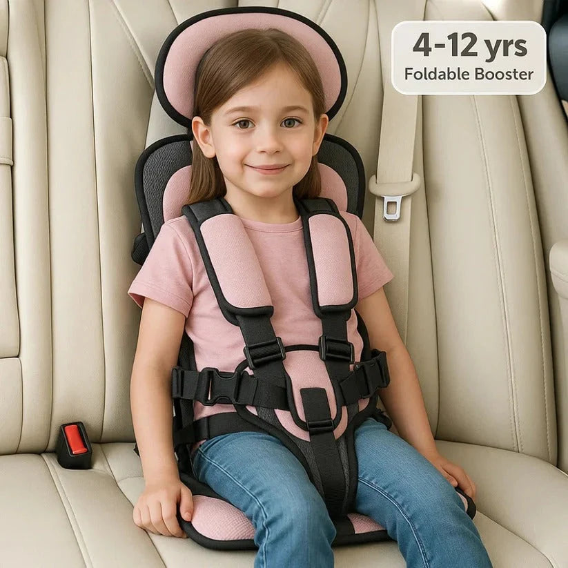 Travel Car Seat Foldable Lightweight Five-Point Harness