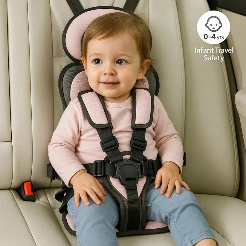 Travel Car Seat Foldable Lightweight Five-Point Harness