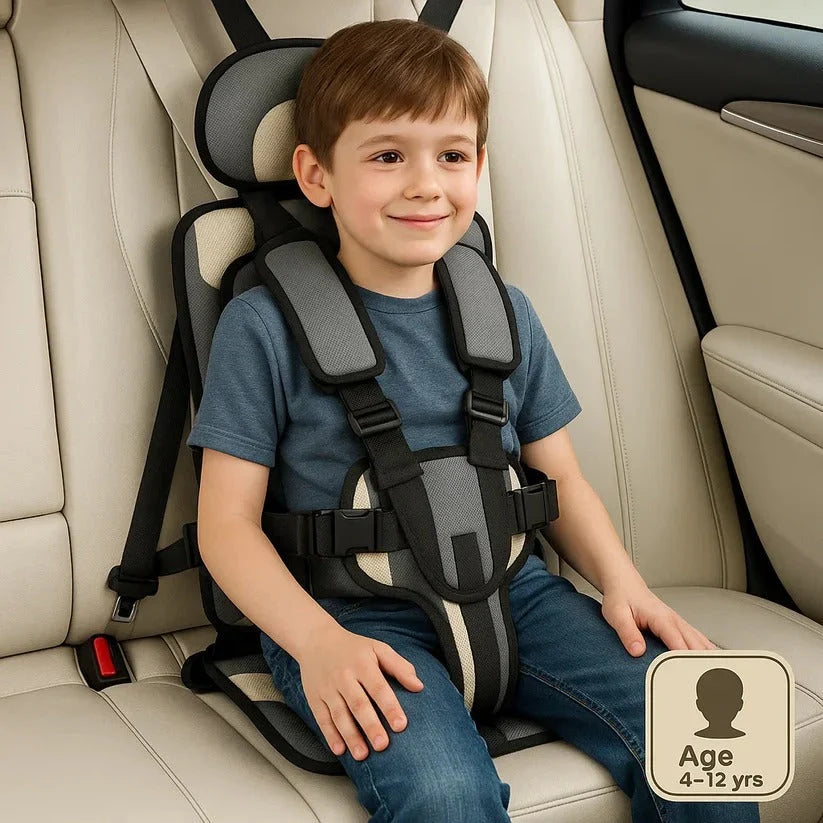 Travel Car Seat Foldable Lightweight Five-Point Harness