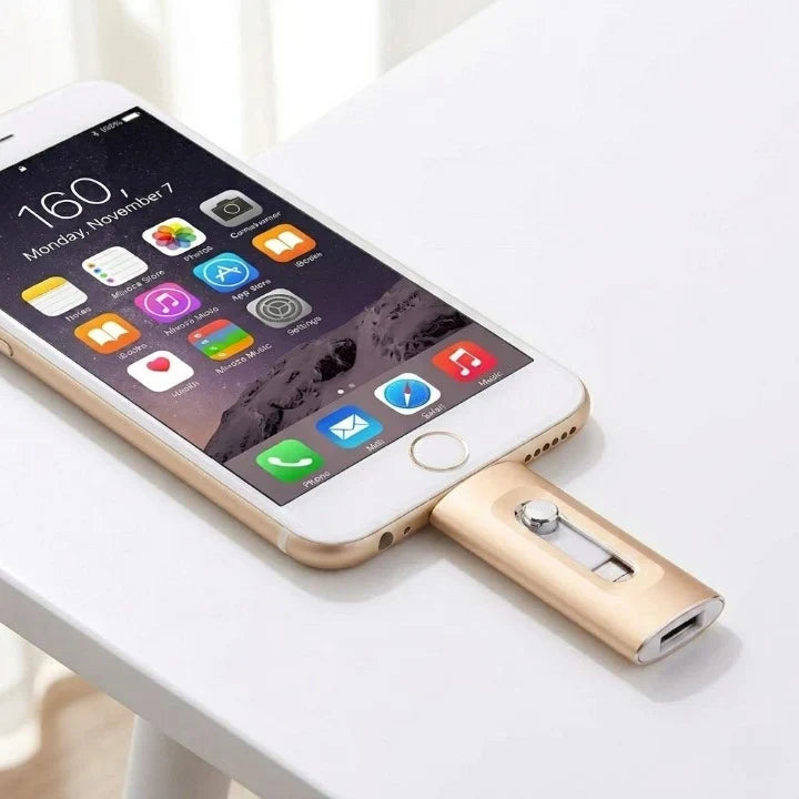 USB Flash Drive Lightning USB-C USB-A Connectors