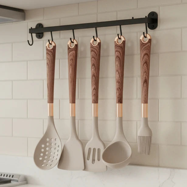 Utensil Set Heat-Resistant Silicone Set of 10