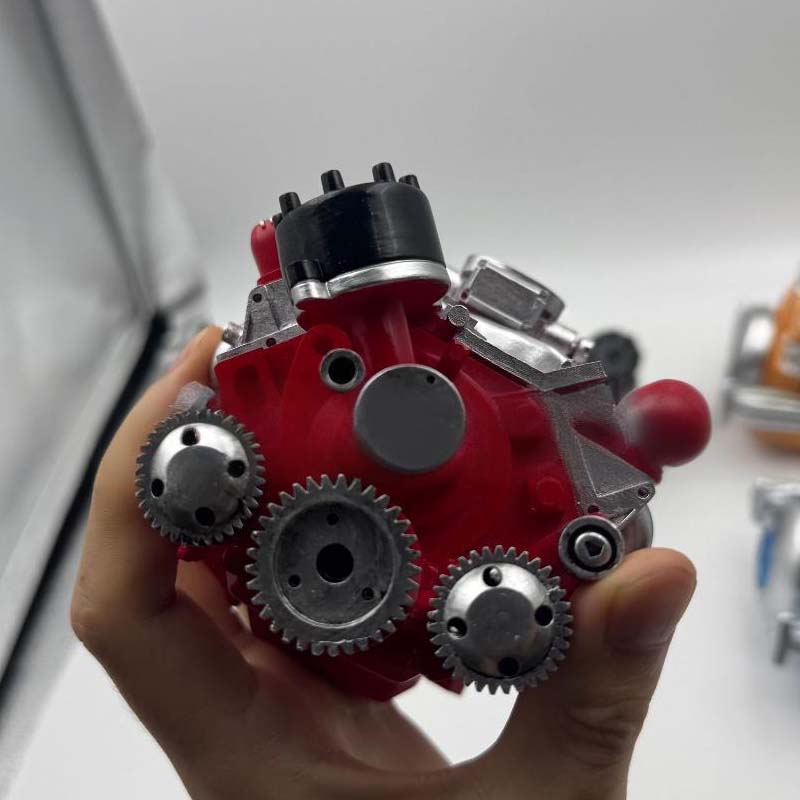 V8 Engine Model Kit Gasoline-Powered CDI Ignition CNC-Machined Metal