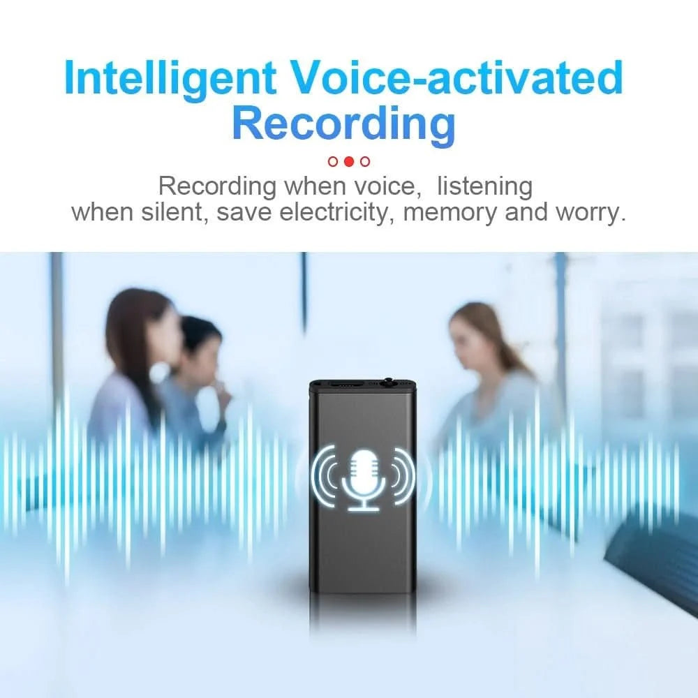 Voice Recorder Voice-Activated 50-Hour Recording Lightweight Design