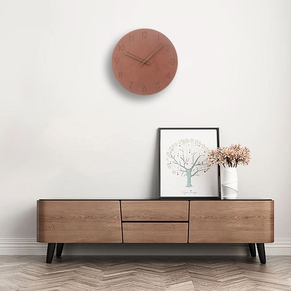 Wall Clock Silent Movement Minimalist Nordic Design