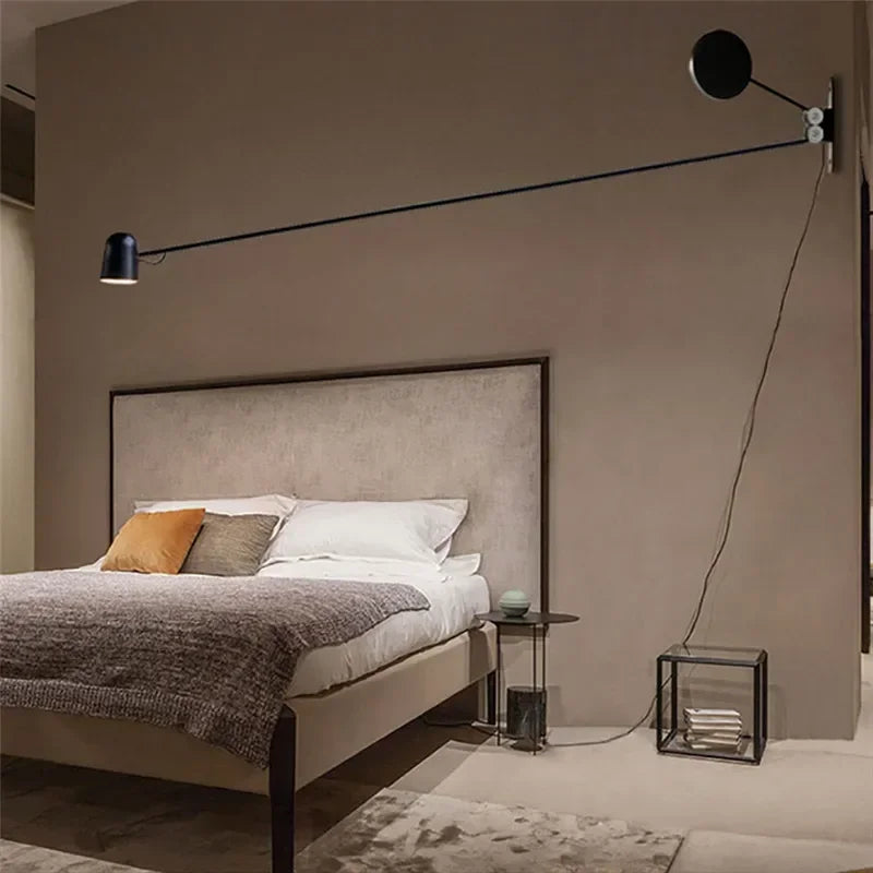 Wall Lamp Adjustable Swing Arm Integrated LED
