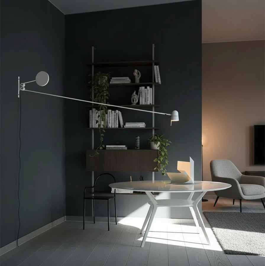 Wall Lamp Adjustable Swing Arm Integrated LED