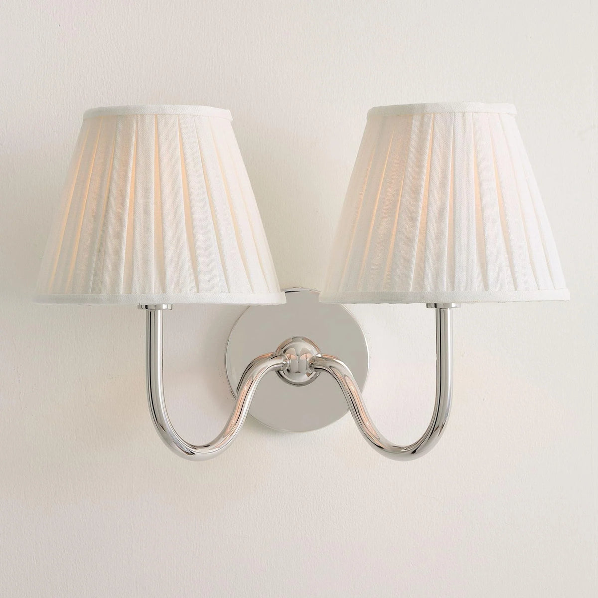 Wall Lamp Fabric Shade Dimmable Soft Diffused Light