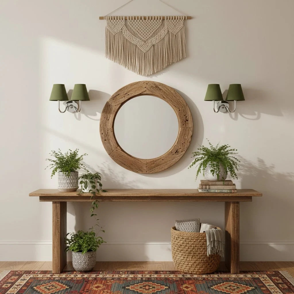Wall Lamp Fabric Shade Dimmable Soft Diffused Light