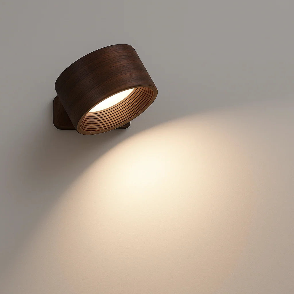 Wall Light 360° Rotating Head Touch Dimming USB-C Rechargeable