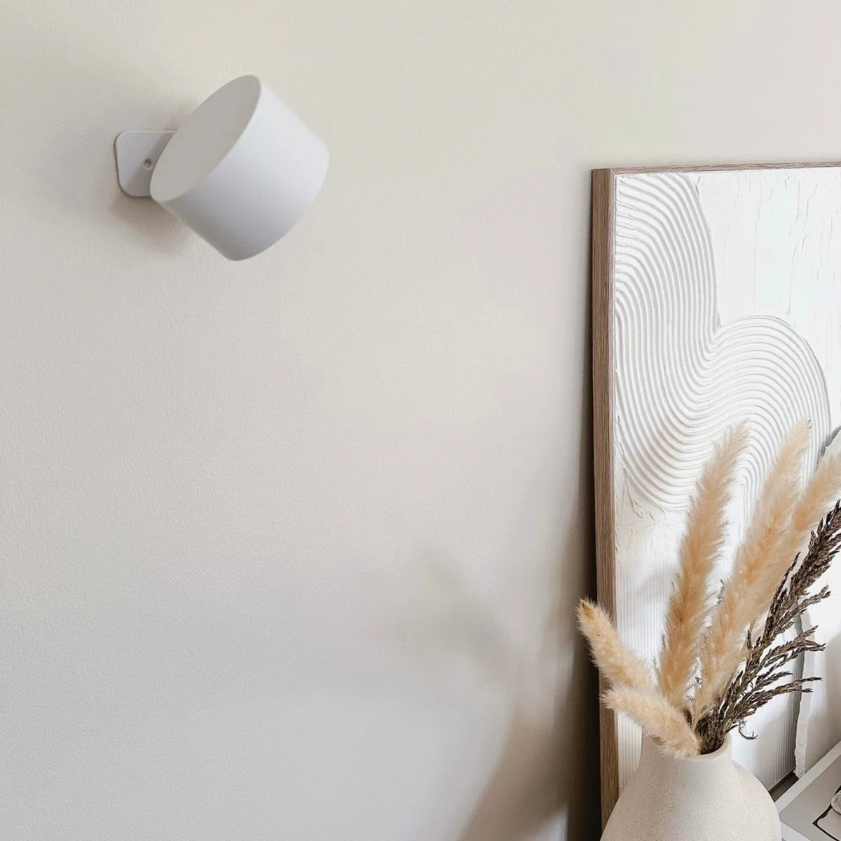 Wall Light 360° Rotating Head Touch Dimming USB-C Rechargeable