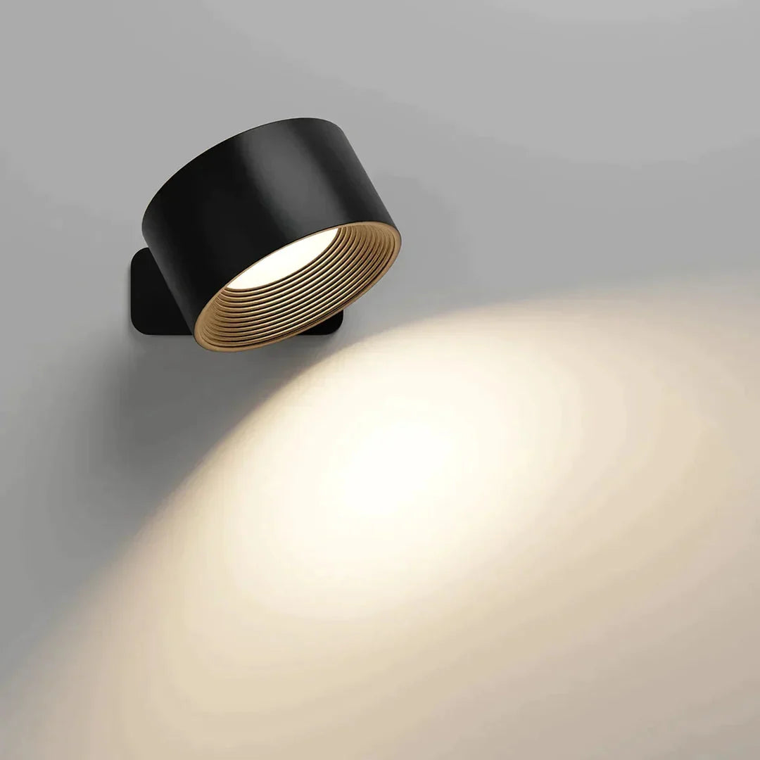 Wall Light 360° Rotating Head Touch Dimming USB-C Rechargeable