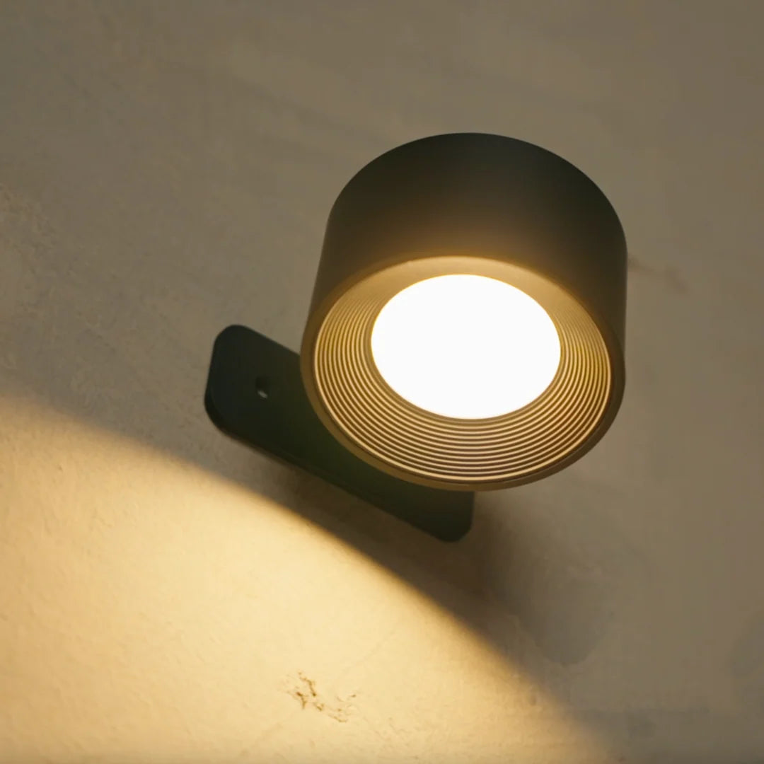 Wall Light 360° Rotating Head Touch Dimming USB-C Rechargeable