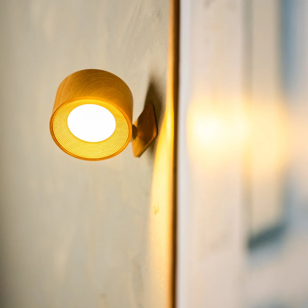 Wall Light 360° Rotating Head Touch Dimming USB-C Rechargeable