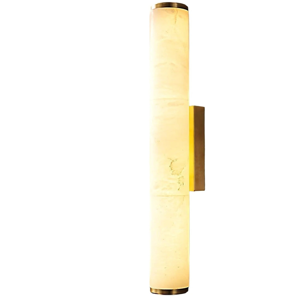 Wall Light Marble-Look Copper Accents Warm-White LED