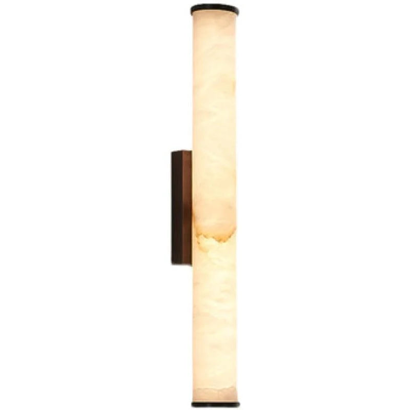Wall Light Marble-Look Copper Accents Warm-White LED