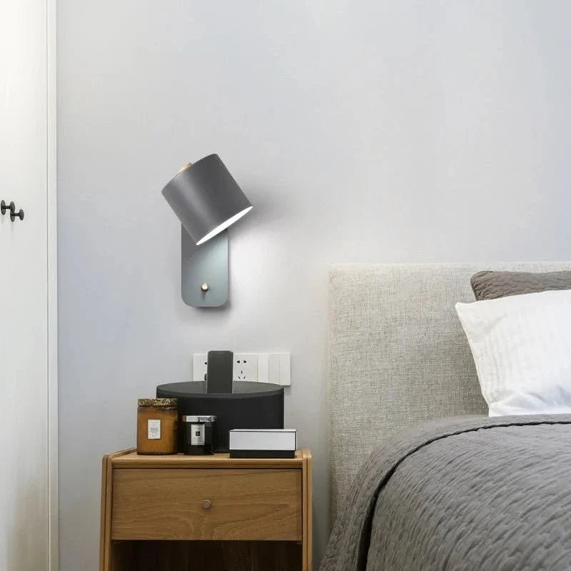 Wall Light Minimalist Design Hardwired Space-Saving Installation