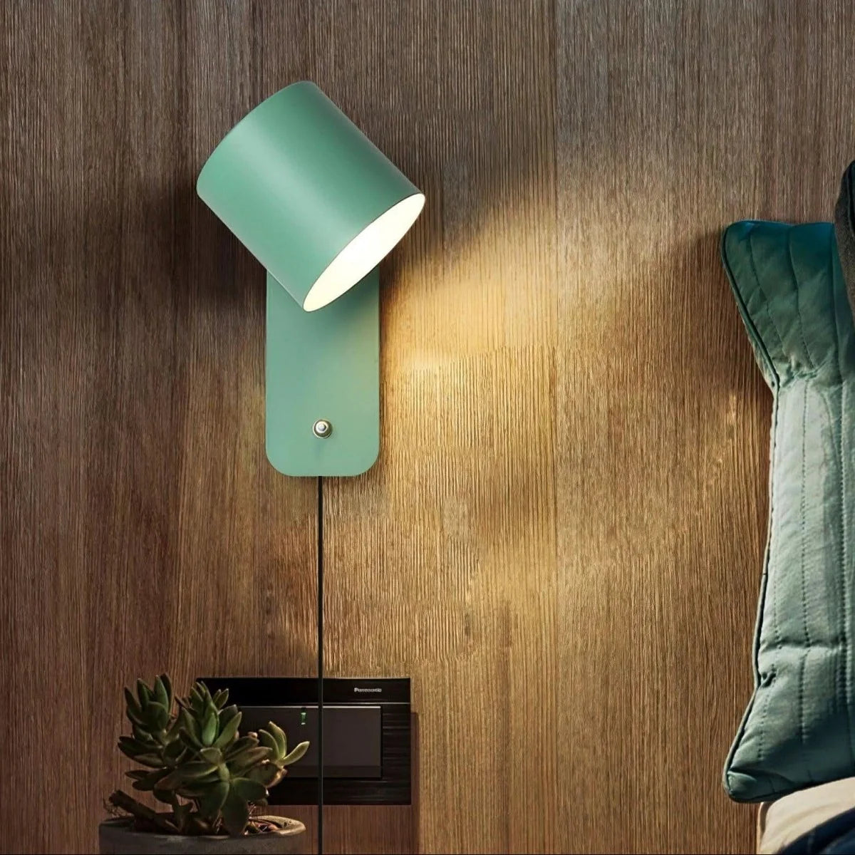 Wall Light Minimalist Design Hardwired Space-Saving Installation