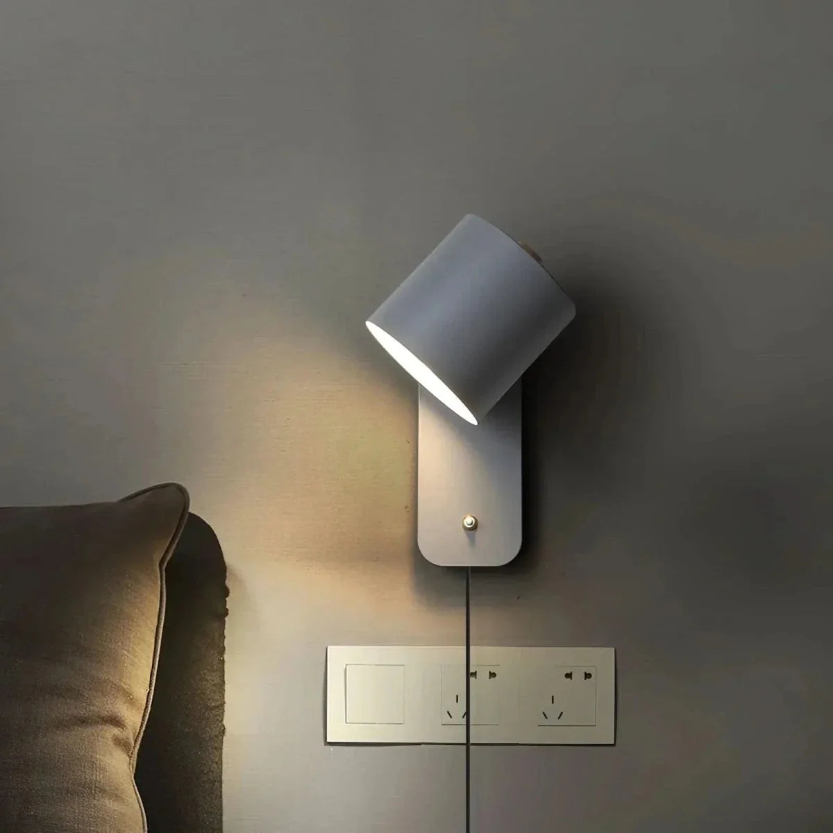Wall Light Minimalist Design Hardwired Space-Saving Installation