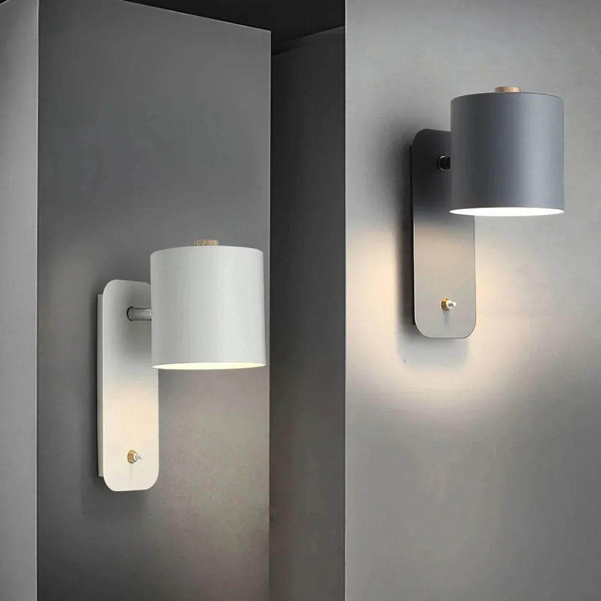 Wall Light Minimalist Design Hardwired Space-Saving Installation