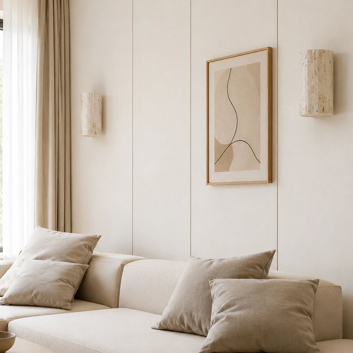 Wall Light Natural Stone Compact Hardwired
