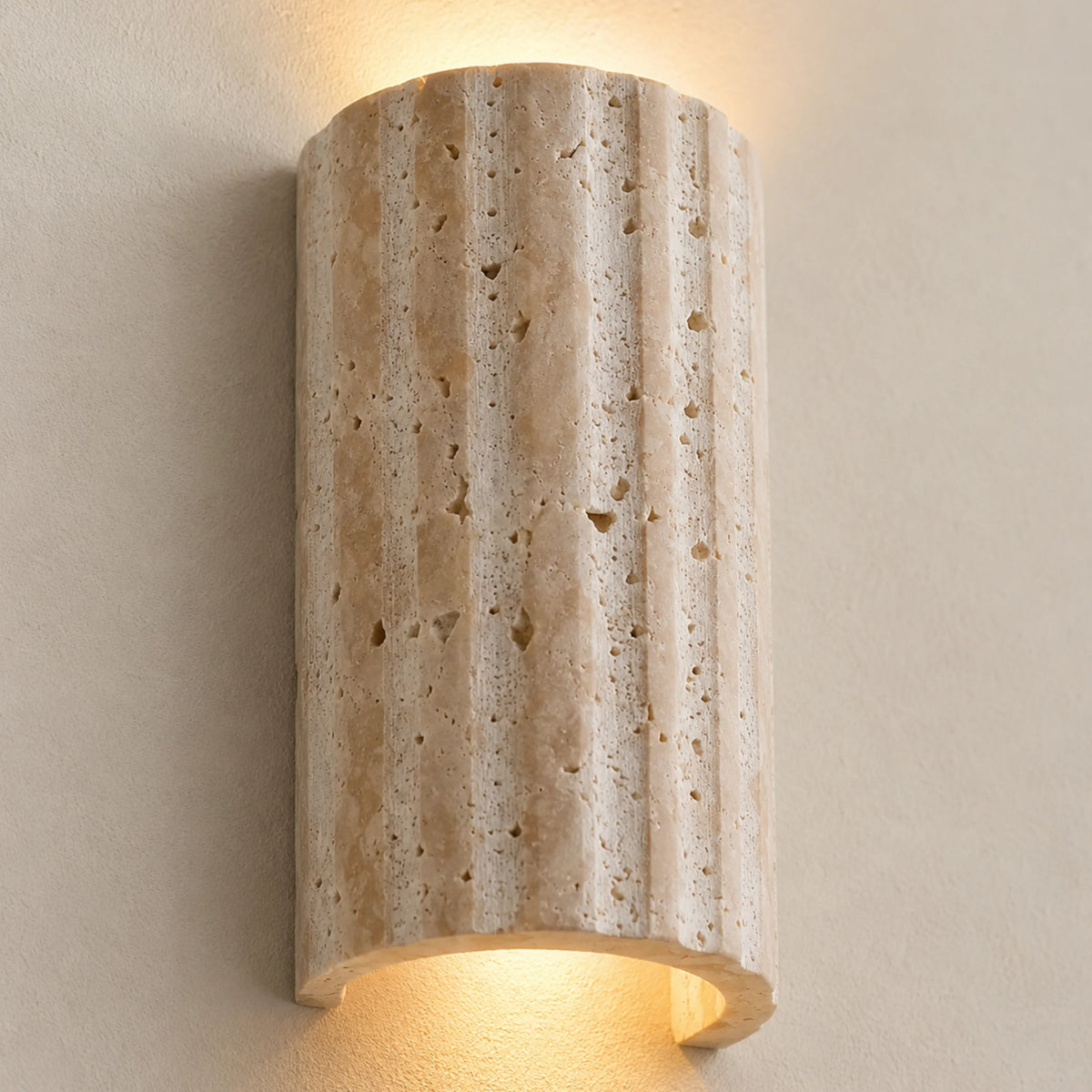 Wall Light Natural Stone Compact Hardwired