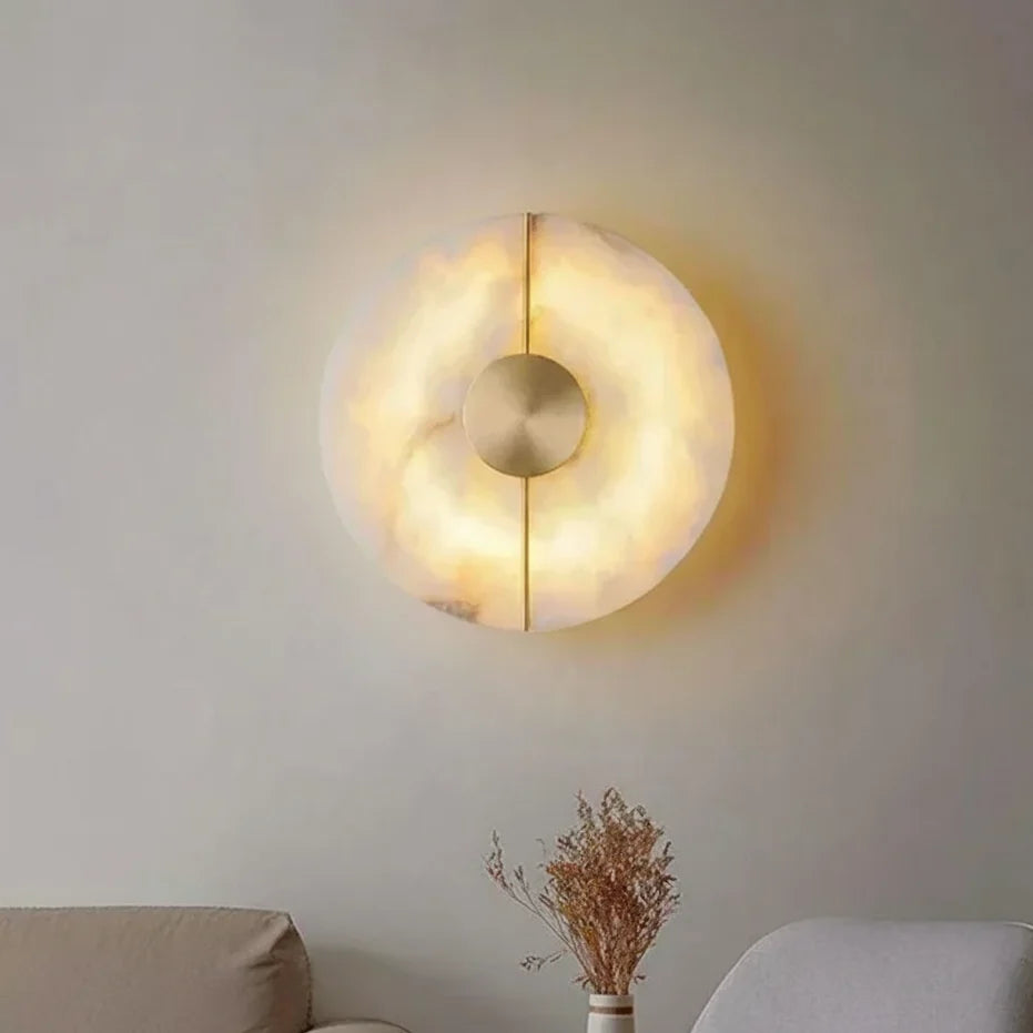 Wall Light Natural Stone Integrated LED Diffused Glow