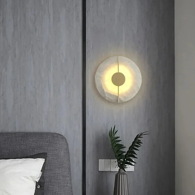 Wall Light Natural Stone Integrated LED Diffused Glow