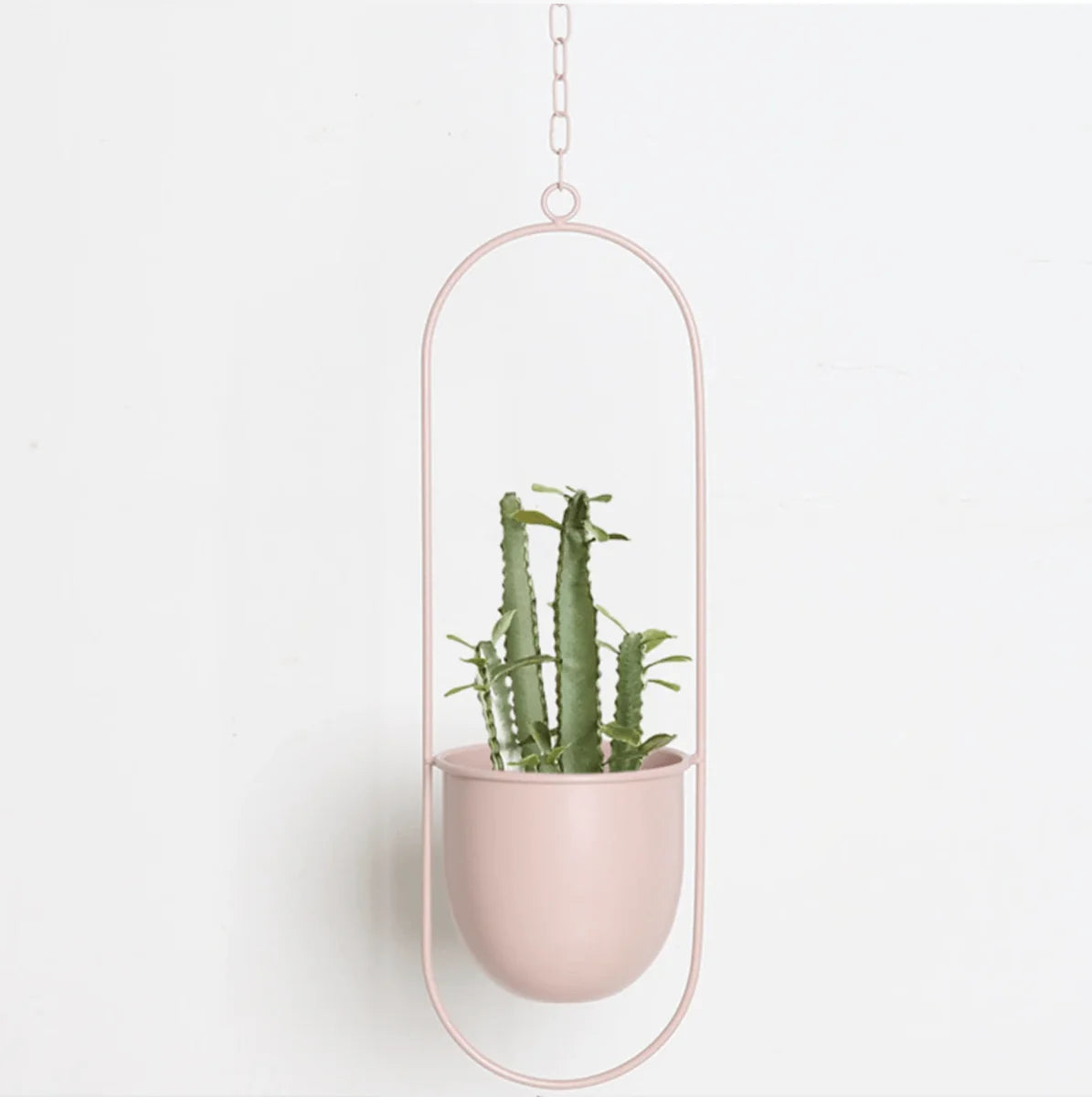 Wall-Mounted Plant Holder Iron Adjustable Chain