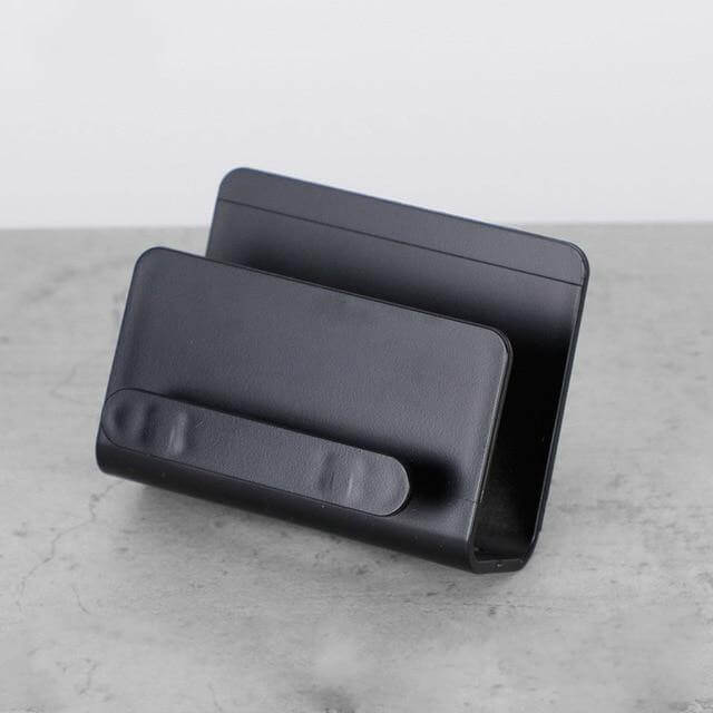 Wall Phone Holder Drill-Free Adhesive Mount With Charging Access