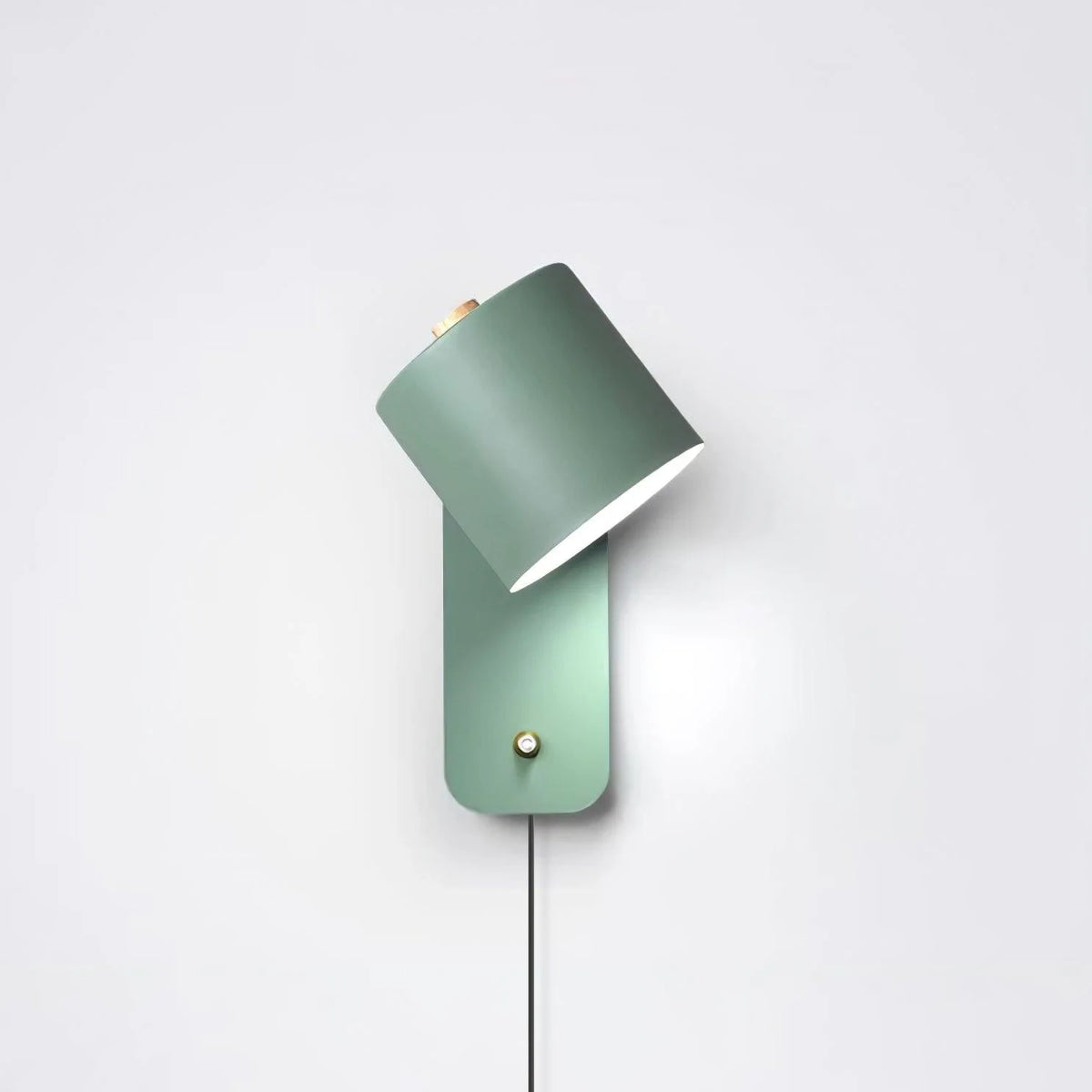 Wall Sconce Plug-In Rotatable Cylinder Design