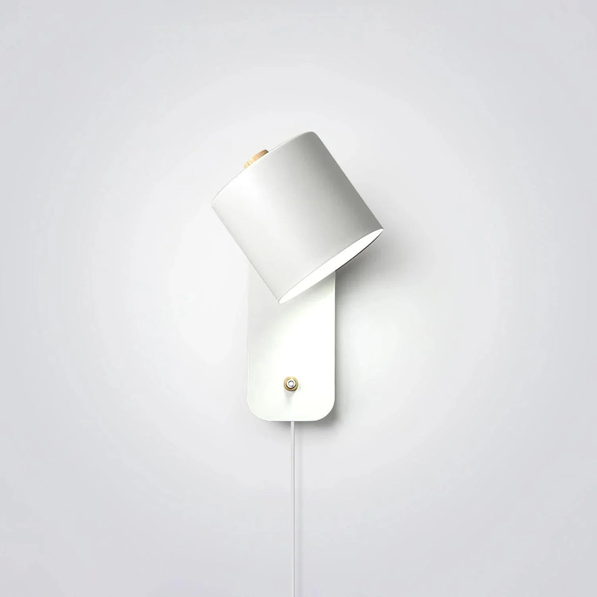 Wall Sconce Plug-In Rotatable Cylinder Design