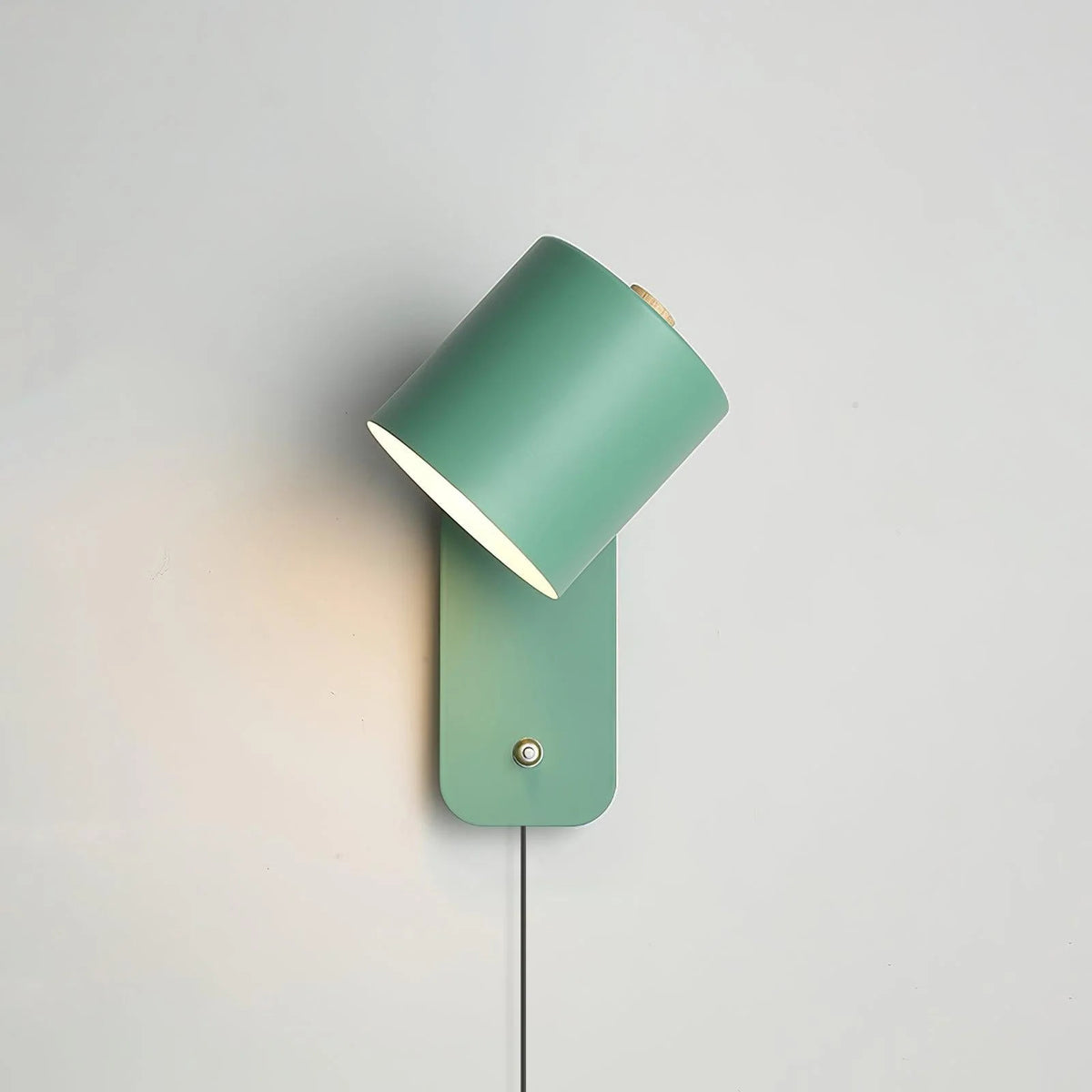 Wall Sconce Plug-In Rotatable Cylinder Design