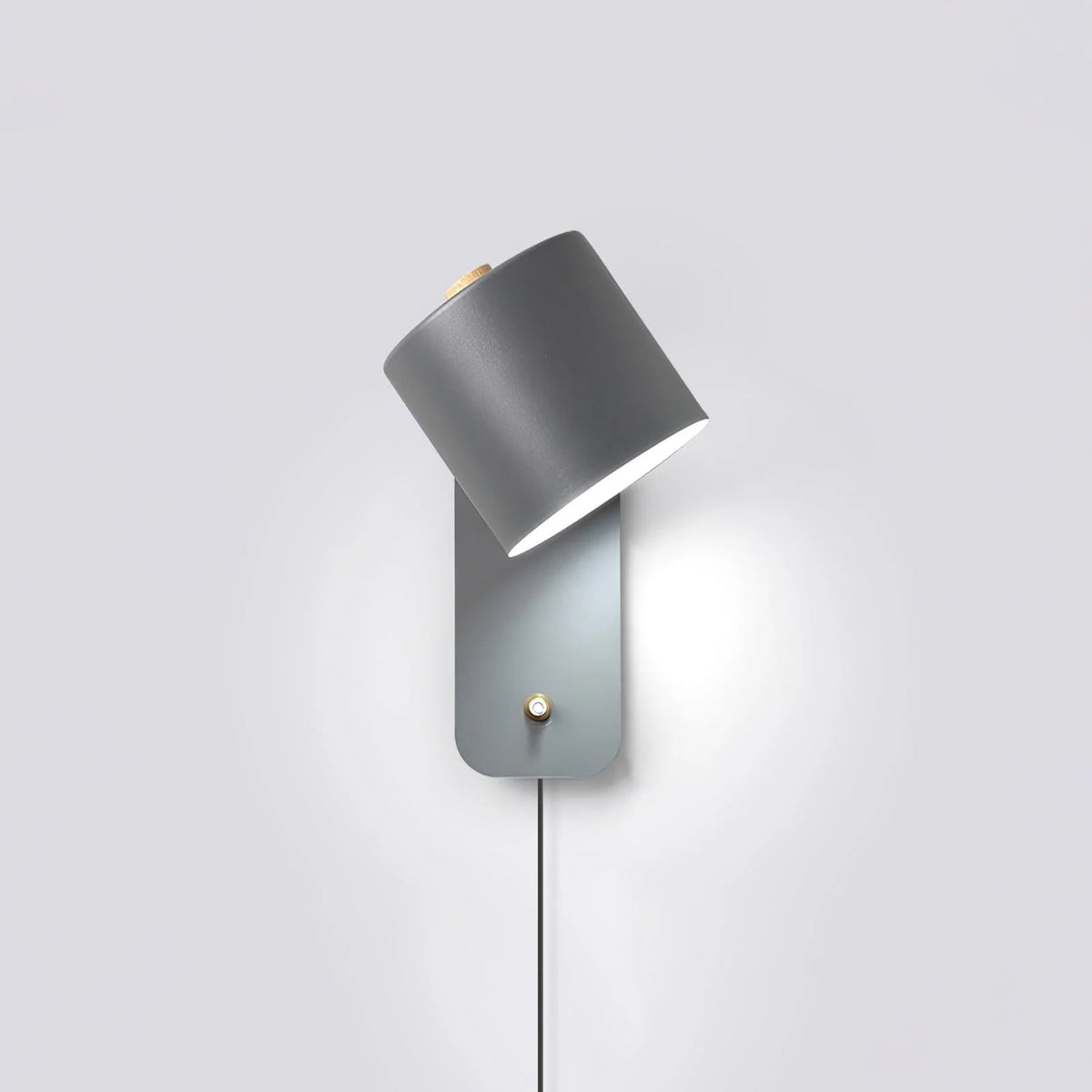 Wall Sconce Plug-In Rotatable Cylinder Design
