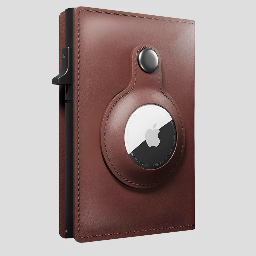 Wallet Carbon Fiber Slim Built-In Tracker Slot