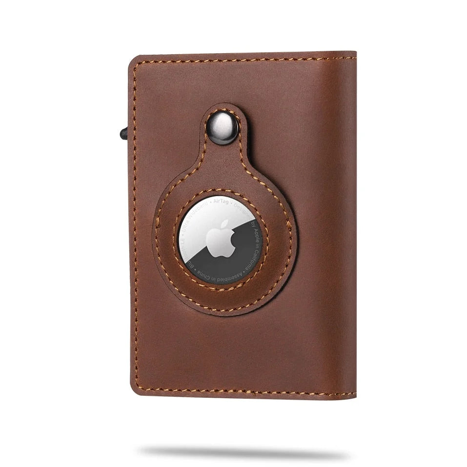 Wallet Carbon Fiber Slim Built-In Tracker Slot