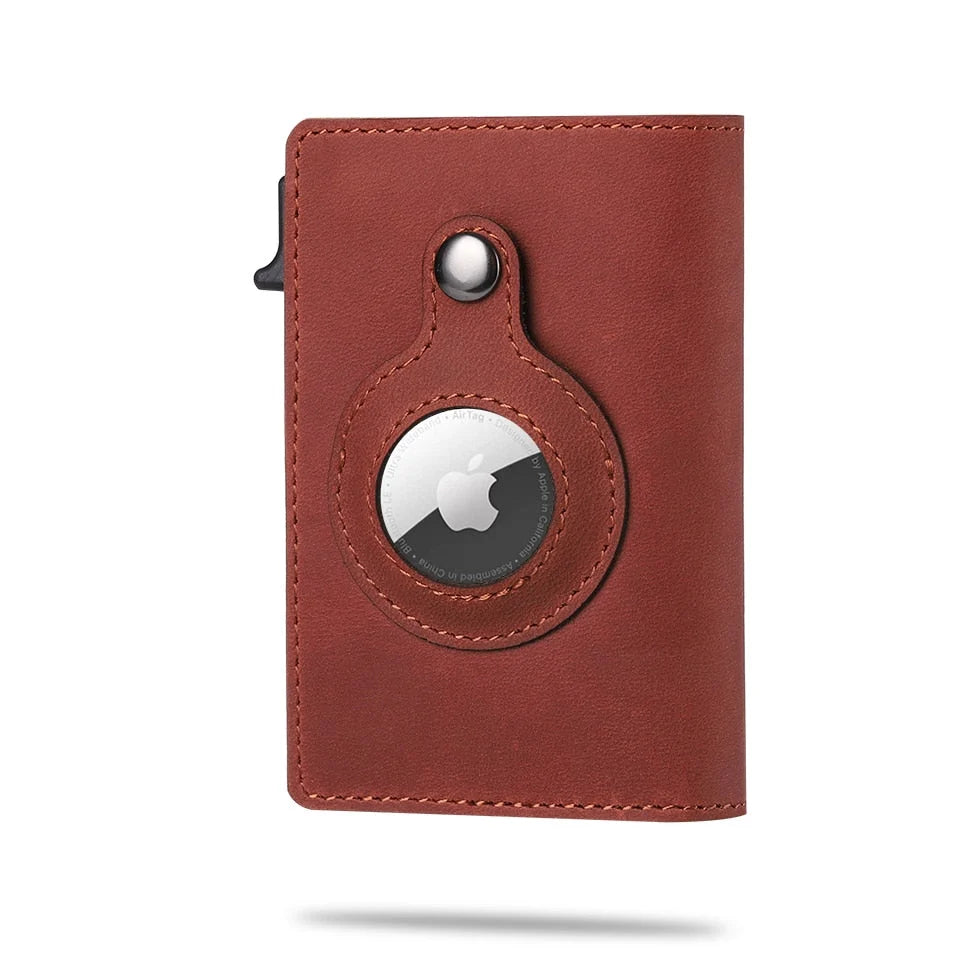 Wallet Carbon Fiber Slim Built-In Tracker Slot