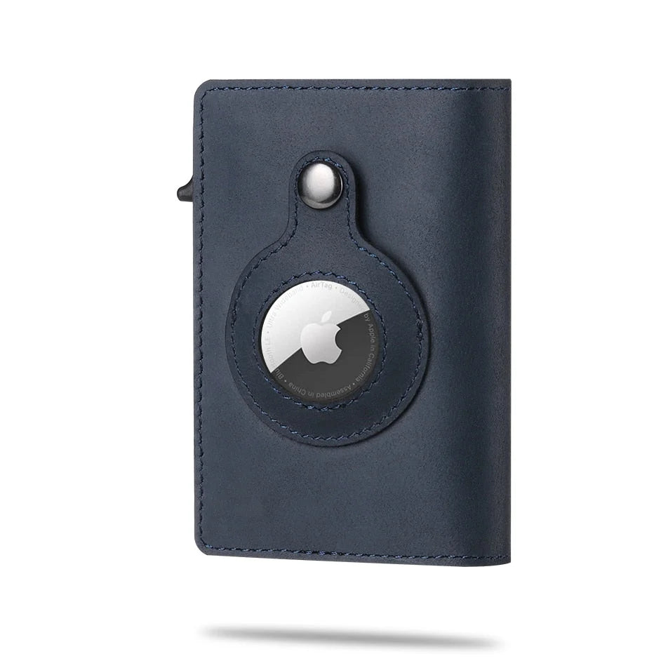 Wallet Carbon Fiber Slim Built-In Tracker Slot