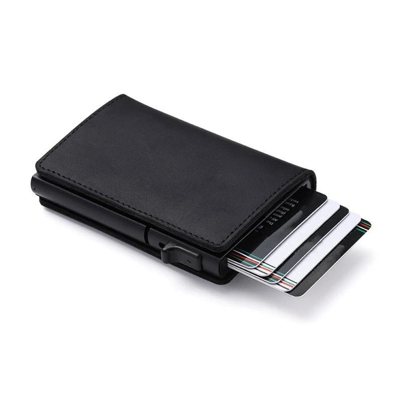 Wallet Carbon Fiber Slim Built-In Tracker Slot