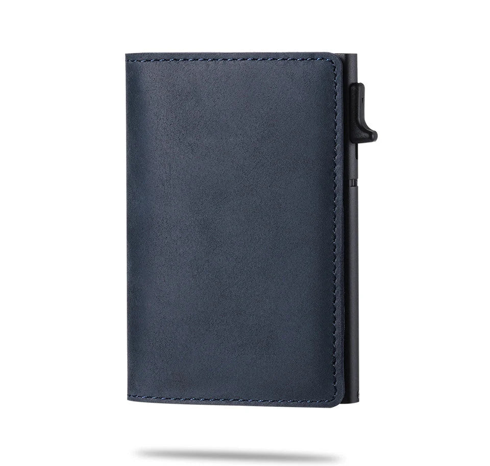 Wallet Carbon Fiber Slim Built-In Tracker Slot